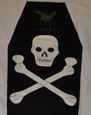 Craft 3rd Degree Floorcloth / Shroud / Emblems of Mortality - Click Image to Close